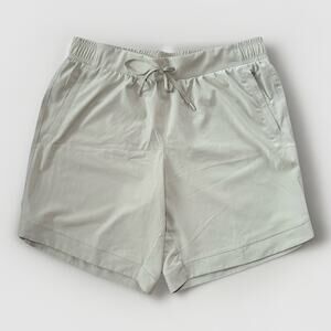 Calia Journey Collection Shorts Women's Size Medium Relaxed Fit 8" Inseam Beige